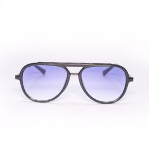 Black & Blue Aviator sunglasses-OscarEye