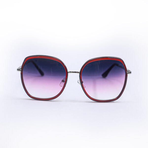 Silver & Pink Oversize Sunglasses-OscarEye