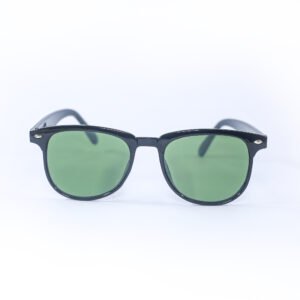 Black & Green Clubmaster Sunglasses-OscarEye