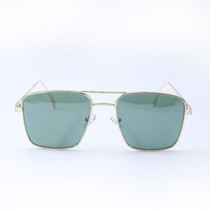 Golden & Green UV Aviator Sunglasses -OscarEye