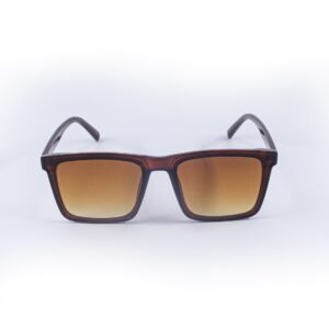 Brown & Black Square Sunglasses-OscarEye