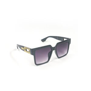 Black & Purple Square Sunglasses