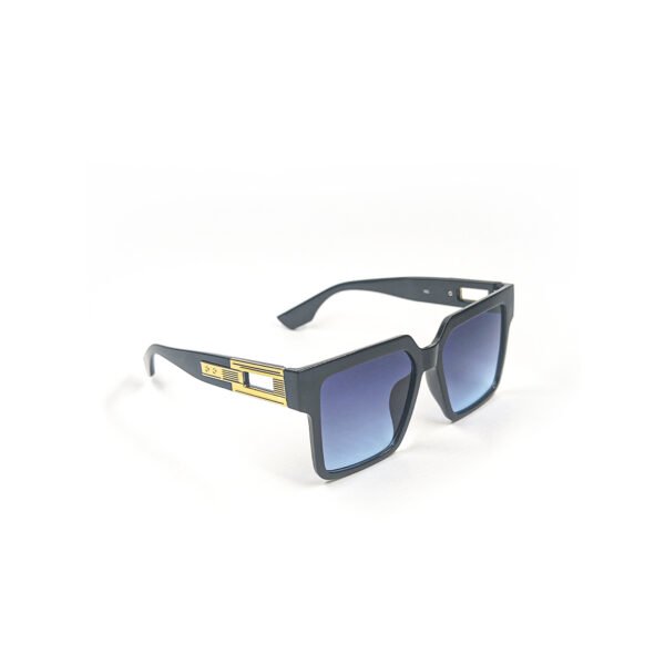 Black & Blue Square Sunglasses