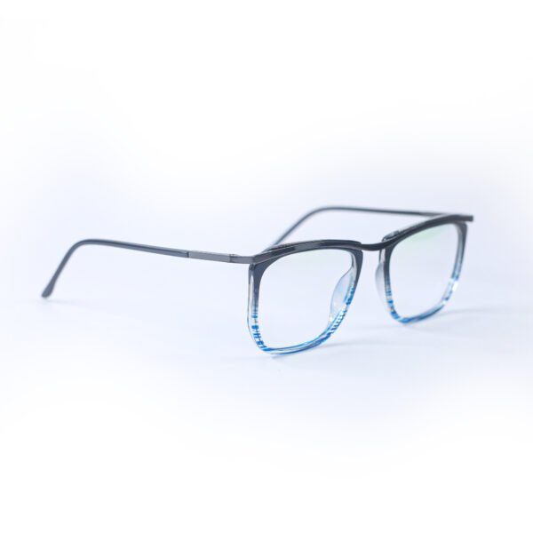 Black & Blue Lightweight Eyeglasses-OscarEye
