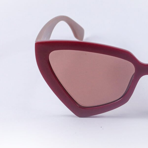Red & Brown Cateye Sunglasses-OscarEye
