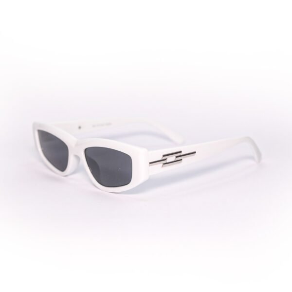 White & Black Cateye Sunglasses-OscarEye