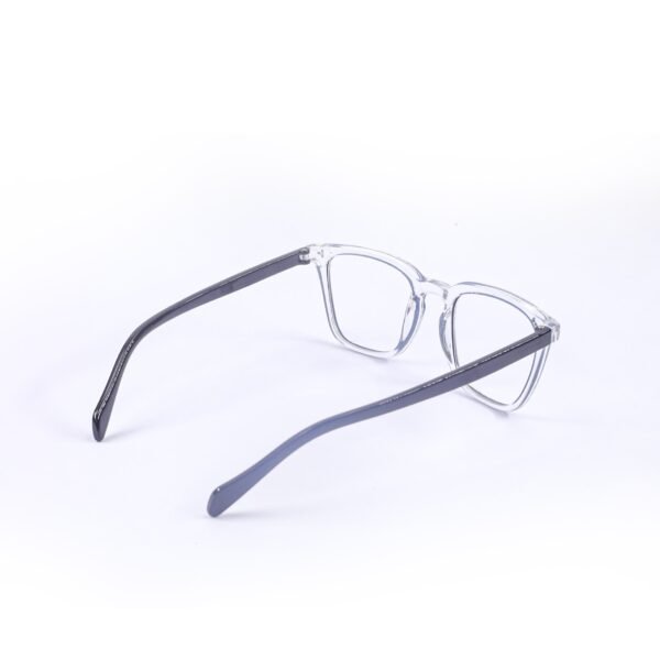 Black & Blue Square Eyeglasses-OscarEye