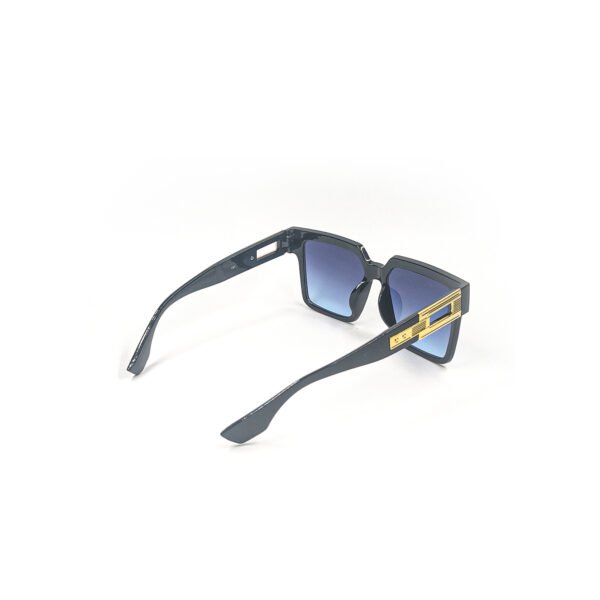 Black & Blue Square Sunglasses