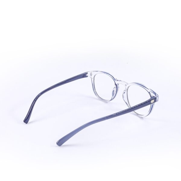 Royal Blue Panto Round Eyeglasses-OscarEye