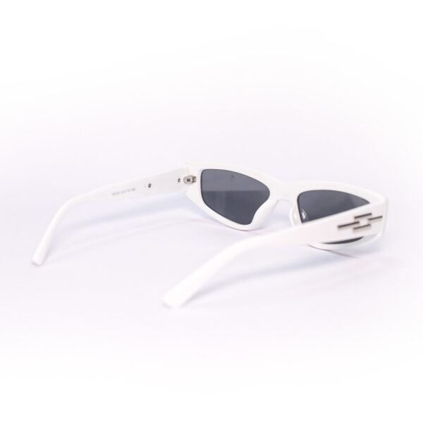 White & Black Cateye Sunglasses-OscarEye