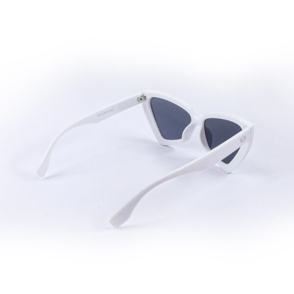 White & Black Cateye Sunglasses-OscarEye