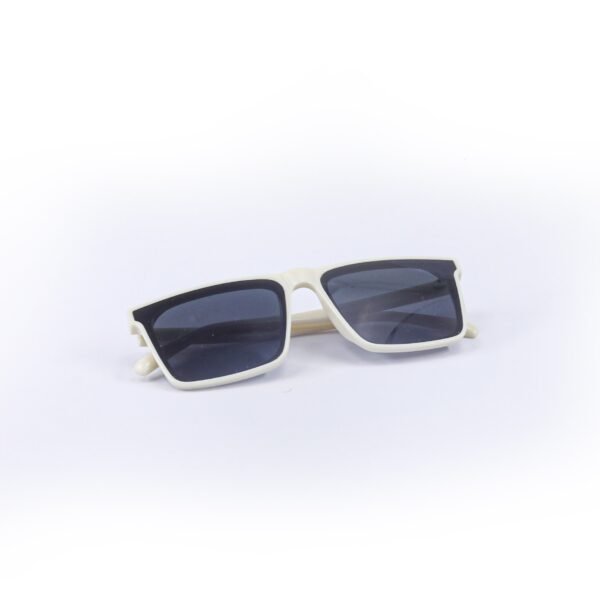 White & Black Square Sunglasses-OscarEye