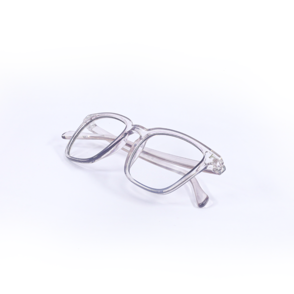 White & Brown Square Eyeglasses-OscarEye