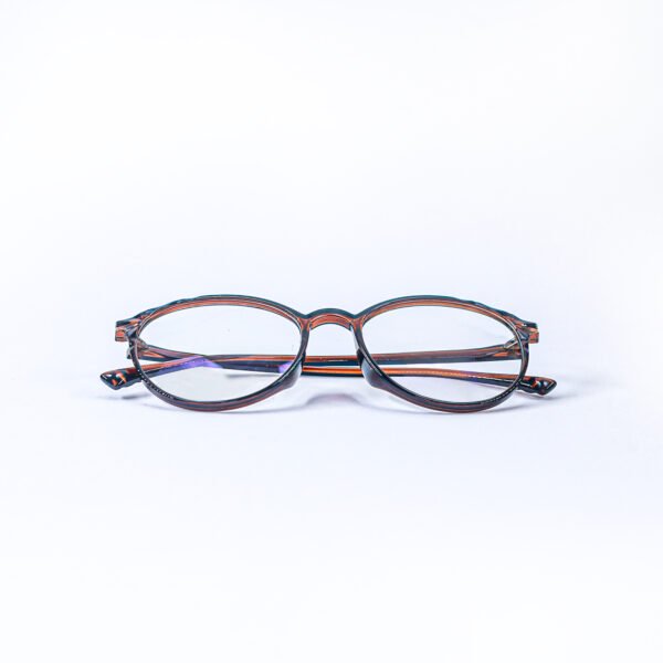 Brown Panto Round Eyeglasses-OscarEye