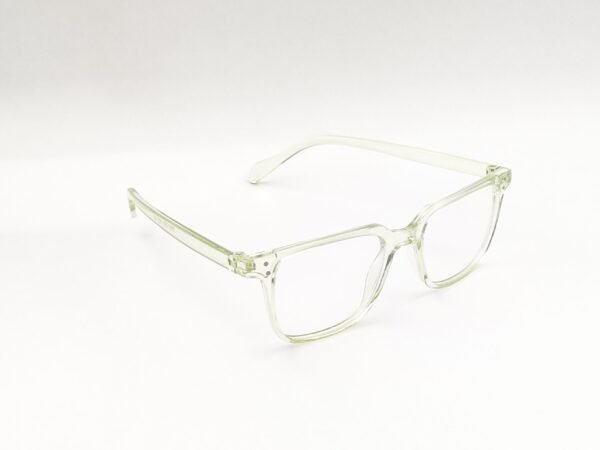 Transparent Lemon Green Wayfarer Eyeglasses-OscarEye