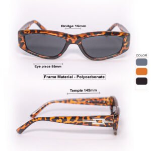 Leopard Print Cateye Sunglasses-OscarEye