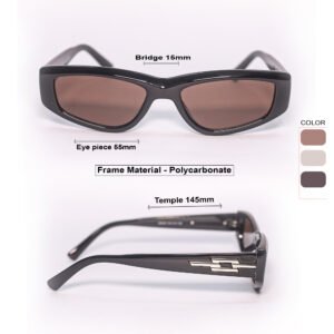 Black & Purple Cateye Sunglasses-OscarEye