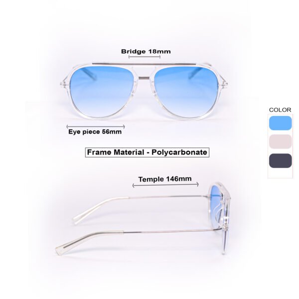 All Grey Aviator sunglasses-OscarEye