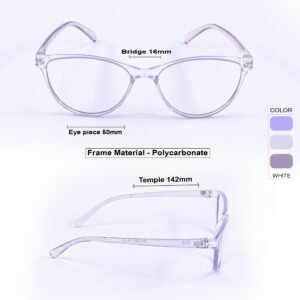 Purple Cateye Eyeglasses-OscarEye