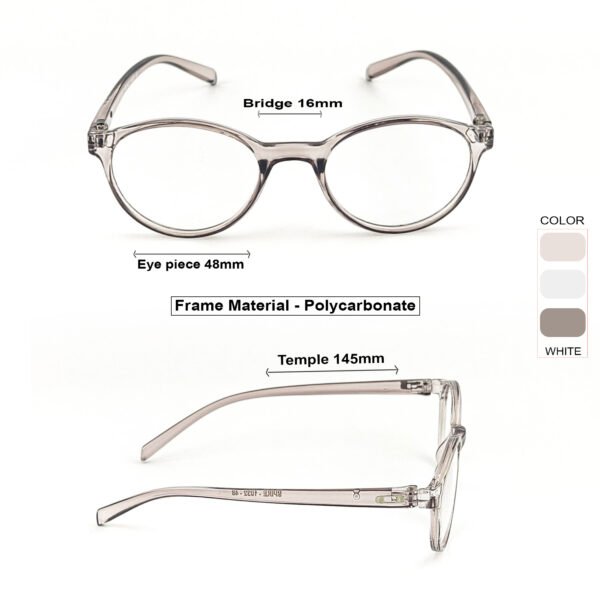 Brown Panto Cateye dailywear Eyeglasses-OscarEye