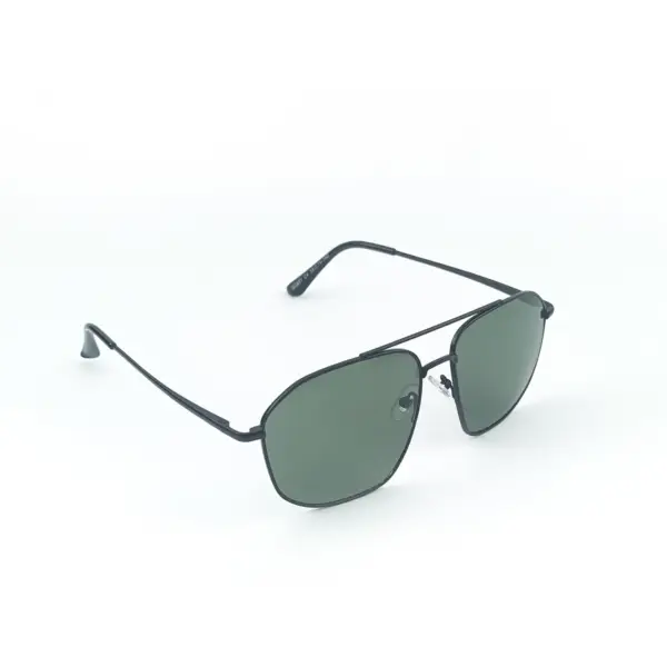 All Black Retro Aviator Metal Power Sunglasses|OscarEye|