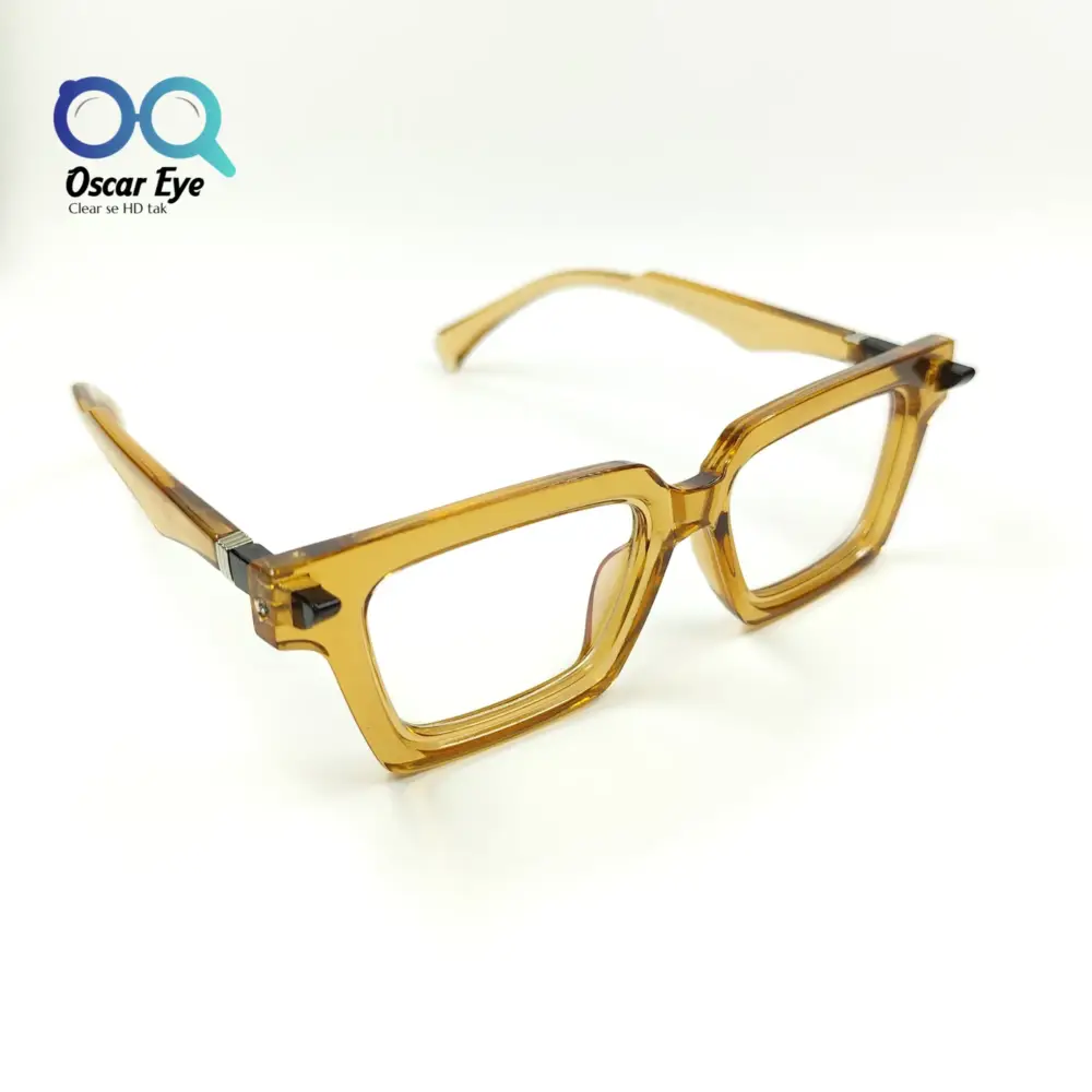 Retro Square Rusty Orange Trending Computer Glasses |OscarEye|