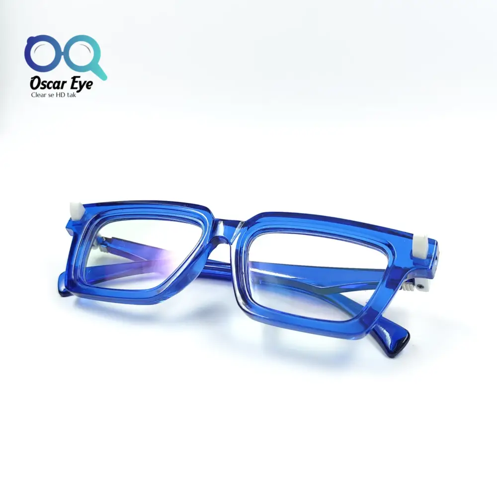 Retro Square Blue Trending Computer Glasses |OscarEye|