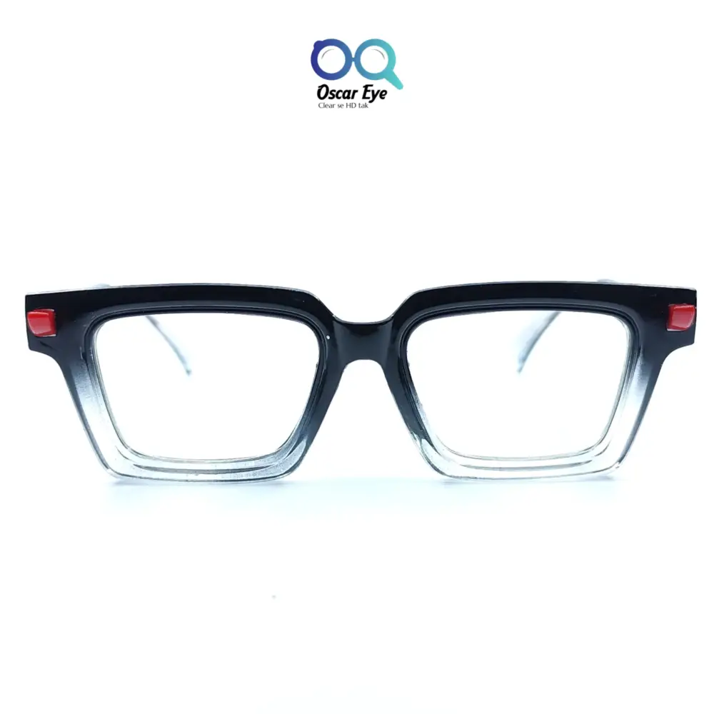 Square Black & White Trending Computer Glasses |OscarEye|