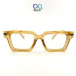 Retro Square Rusty Orange Trending Computer Glasses |OscarEye|