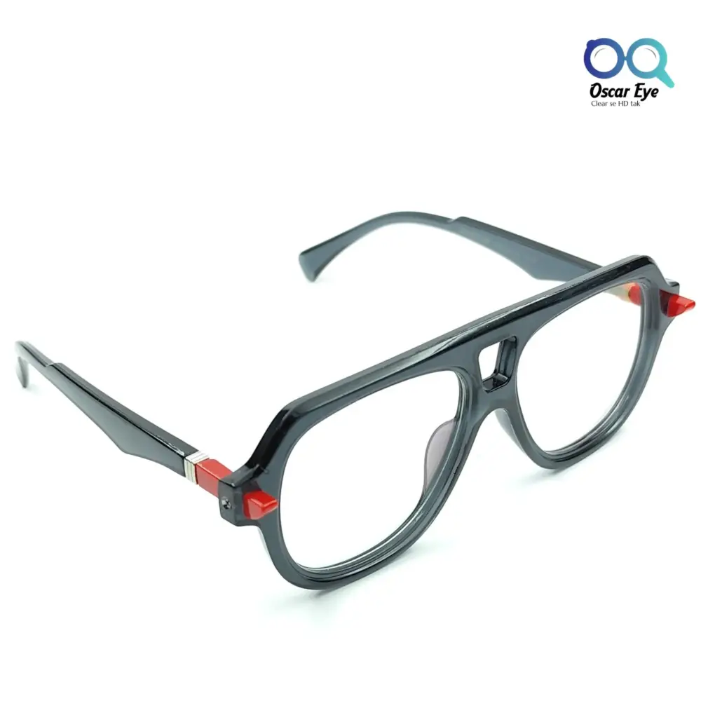 Black Latest Launched Round UV-400 Computer Glasses |OscarEye|