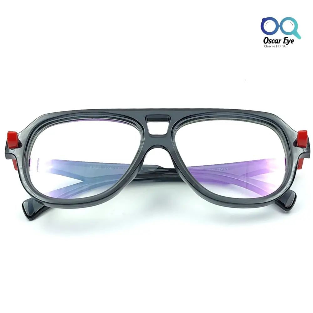 Black Latest Launched Round UV-400 Computer Glasses |OscarEye|