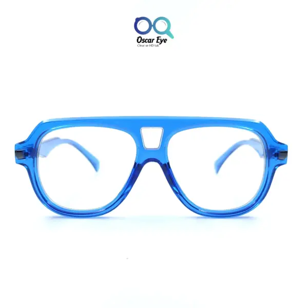 Blue Latest Launched Round UV-400 Computer Glasses |OscarEye|