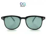 Black Grey Round ClubMaster UV-400 Sunglasses |OscarEye|