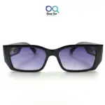 Black Golden Blue UV-400 Rectangle Cartier Sunglasses |OscarEye|