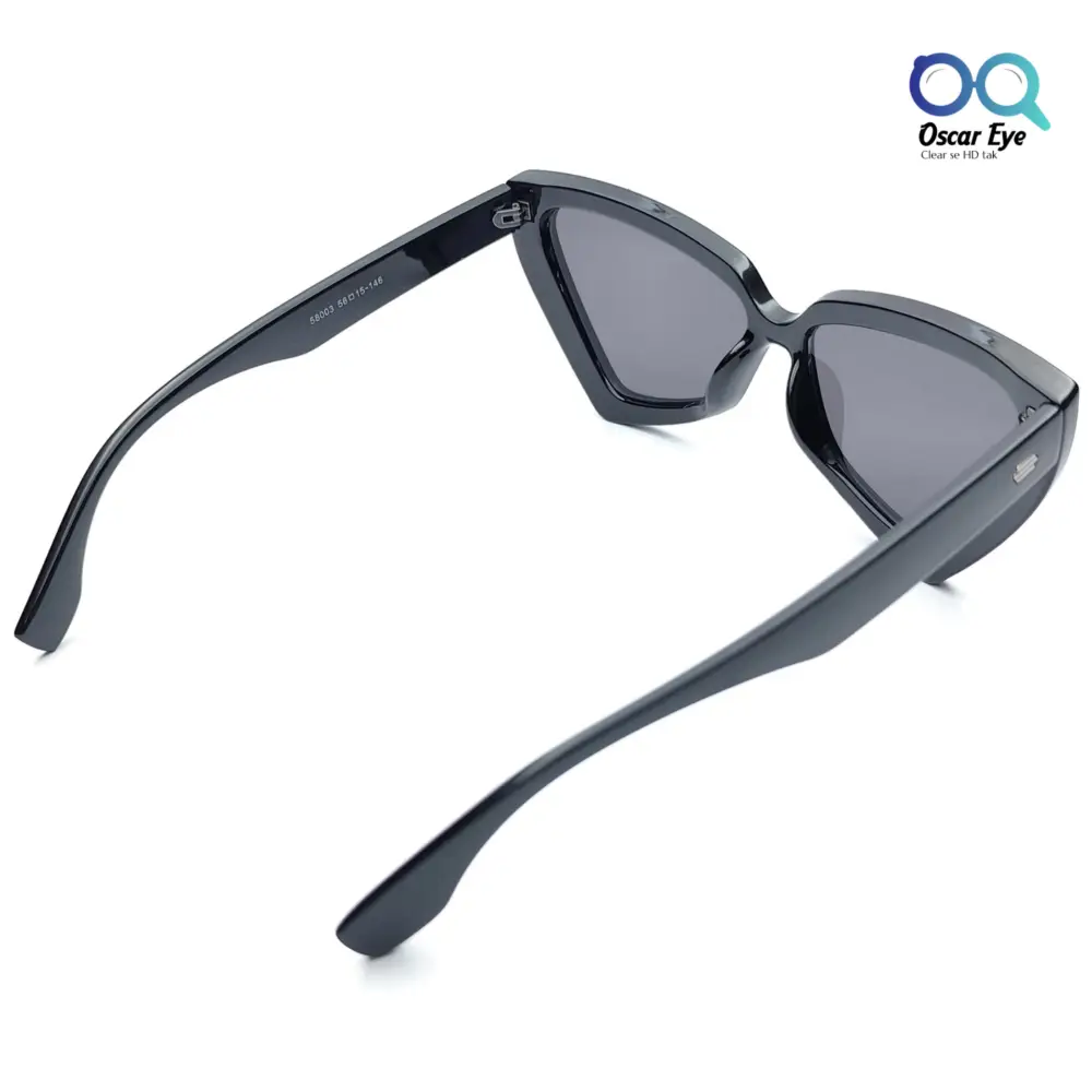 Retro Black UV-400 CatEye Sunglasses |OscarEye|