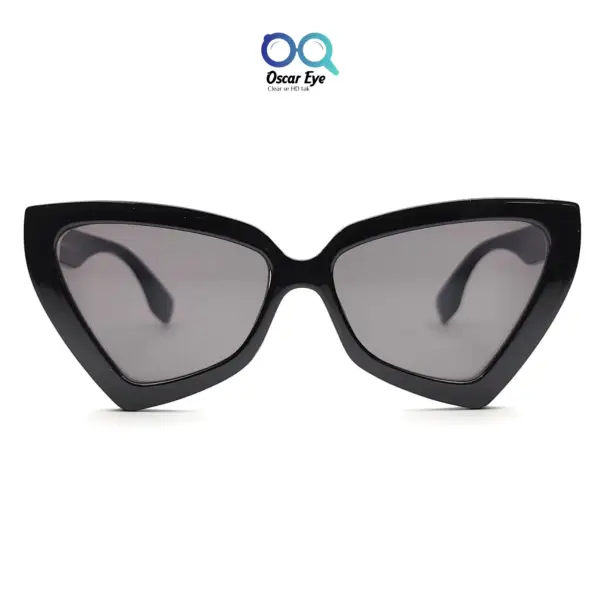 Retro Black UV-400 CatEye Sunglasses |OscarEye|