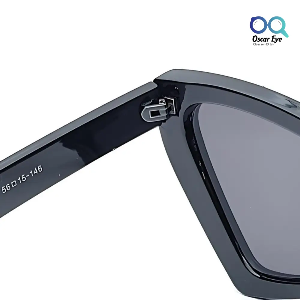 Retro Black UV-400 CatEye Sunglasses |OscarEye|