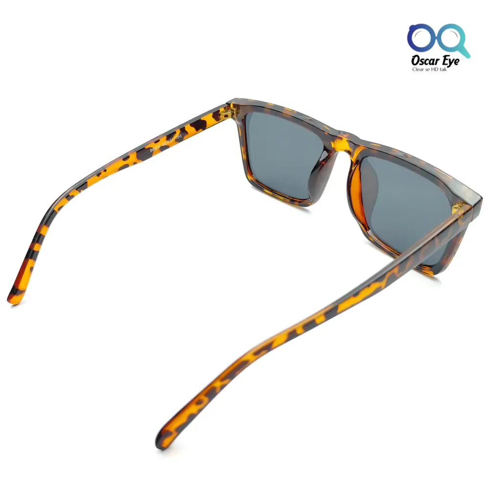 Retro Leopard Print UV-400 Square Sunglasses |OscarEye|