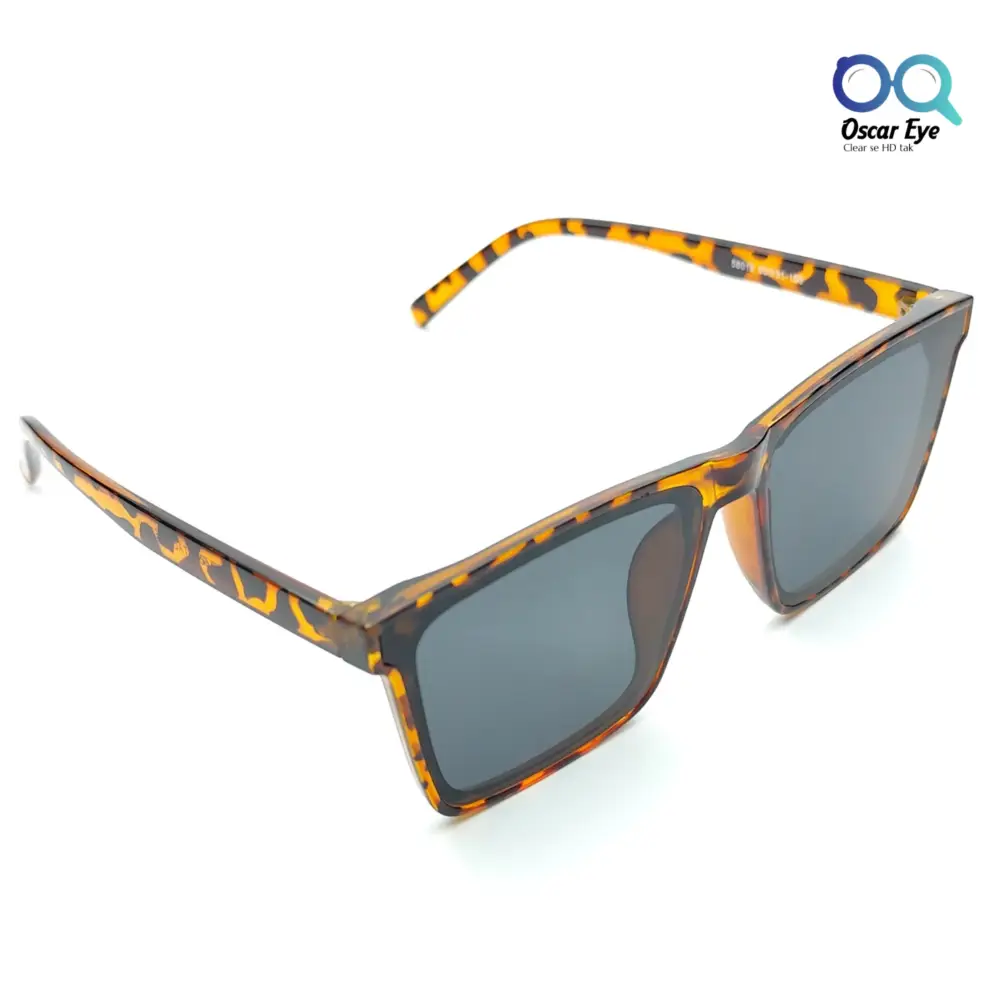 Retro Leopard Print UV-400 Square Sunglasses |OscarEye|