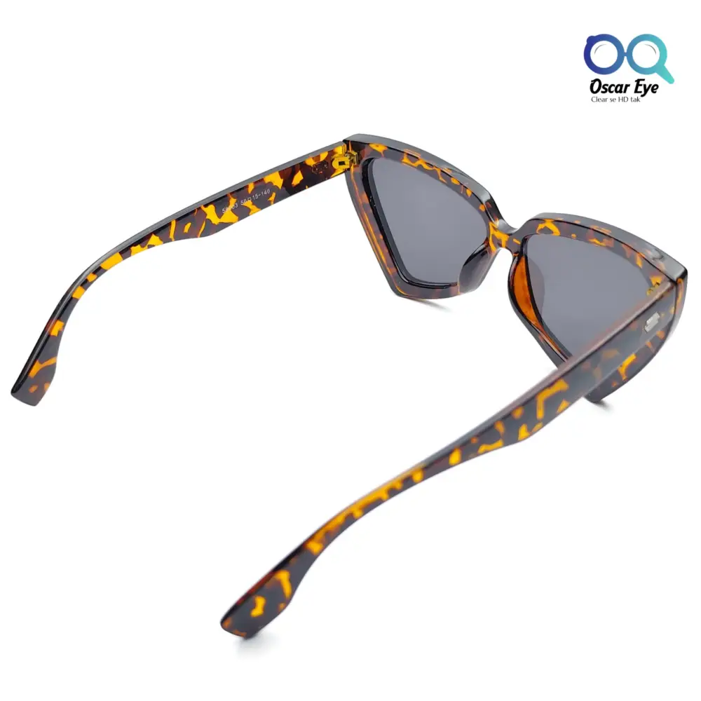 Retro Leopard Print Large CatEye UV-400 Sunglasses |OscarEye|