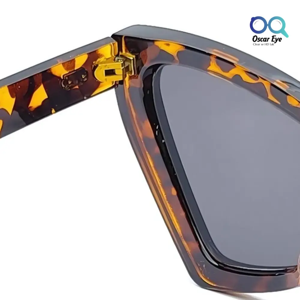 Retro Leopard Print Large CatEye UV-400 Sunglasses |OscarEye|