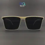 Retro Pure White UV-400 Square Sunglasses |OscarEye|