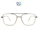 Light Pink Square Tony Stark Style Computer Eyeglasses |OscarEye|