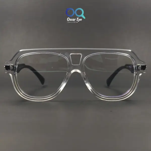 Clear Latest Launched Round UV-400 Computer Glasses |OscarEye|