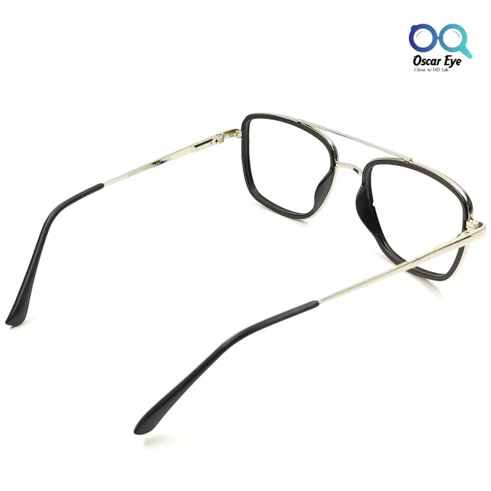 Black Square Tony Stark Style Computer Eyeglasses |OscarEye|