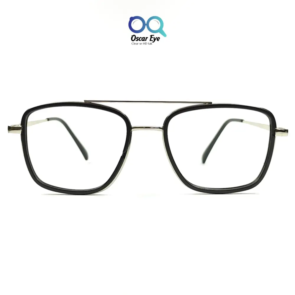 Black Square Tony Stark Style Computer Eyeglasses |OscarEye|