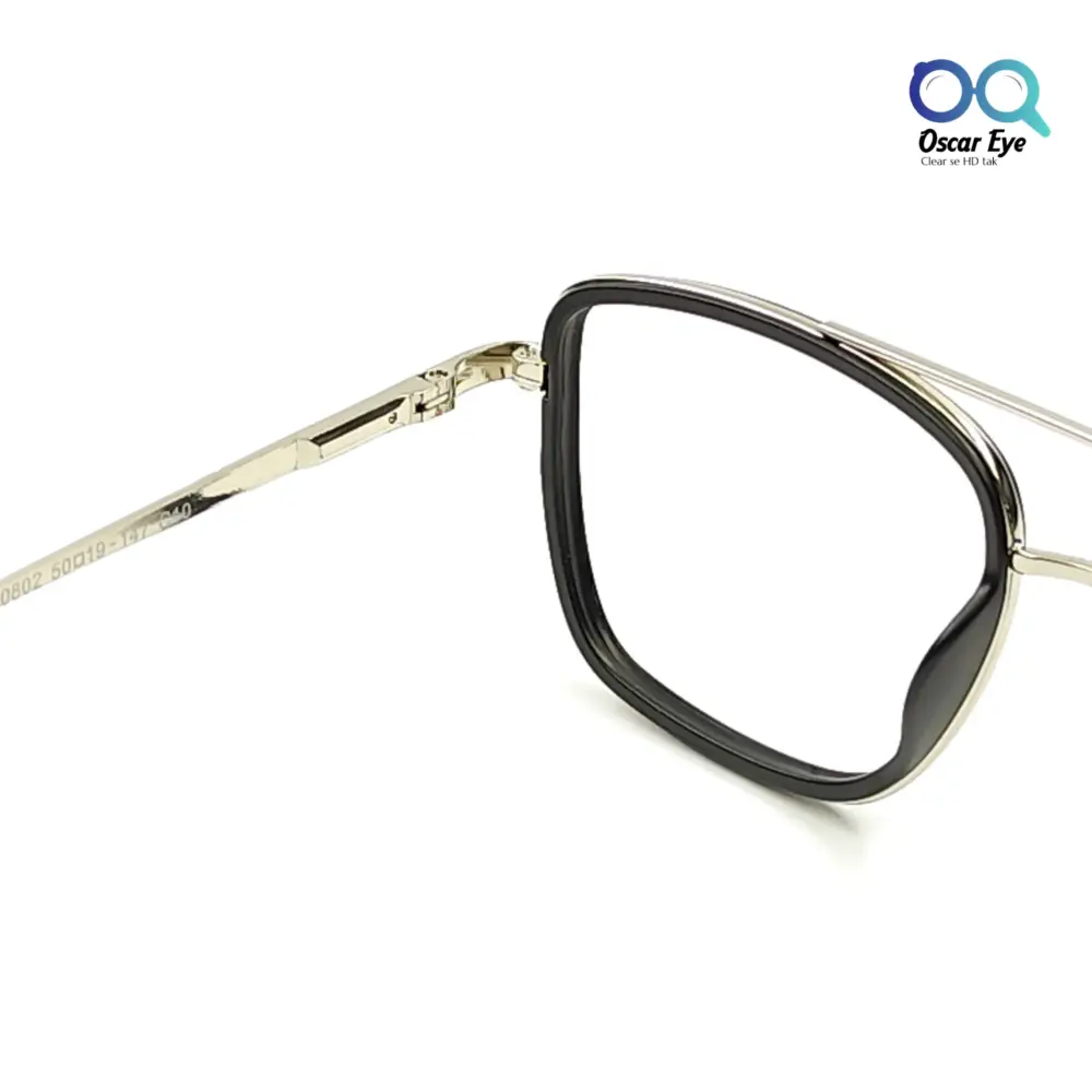 Black Square Tony Stark Style Computer Eyeglasses |OscarEye|