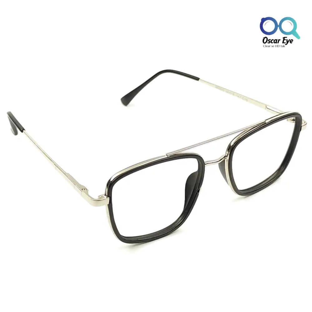 Black Square Tony Stark Style Computer Eyeglasses |OscarEye|