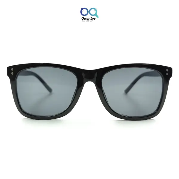 Glossy Black Wayfarer UV400 Protected Power Sunglasses |OscarEye|