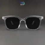 Clear Transparent Retro Square UV400 Protected Power Sunglasses |OscarEye|